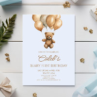 Boho Teddy Bear Beary Premier anniversaire fête