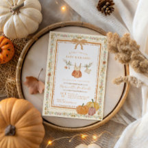Boho Tomber en Amour Fille Baby Shower d'Automne
