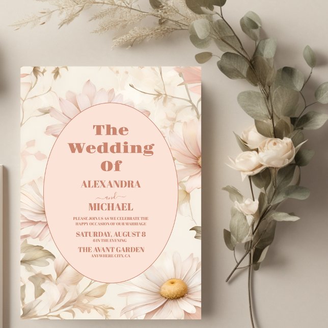 Invitation Boho Watercolor Mariage (Créateur téléchargé)