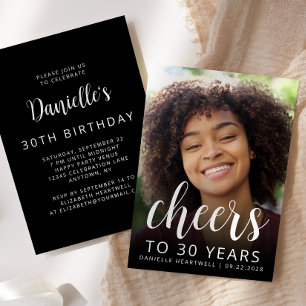 Invitation Boire à des photos personnalisées pour une fête d'