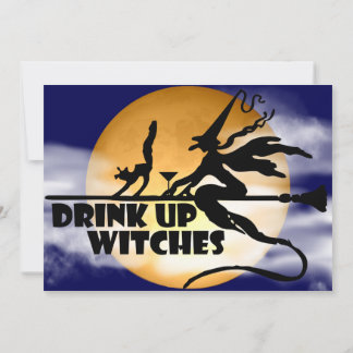 Invitation Boire des sorcières Halloween