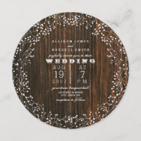Bois de grange + Mariage du souffle du bébé