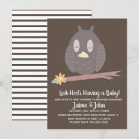 Bois de hibou texturé pour la révélation du sexe d