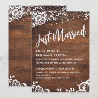 Bois Rustique, Lumières & Dentelle Typographie "Ju