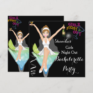 Invitation Boissons Cocktails Amusants pour Enterrement de Vi