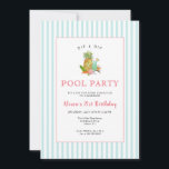 Invitation Boissons tropicales Piscine party Anniversaire Inv<br><div class="desc">Boissons tropicales amusantes et élégantes Soirée PISCINE Invitation d'anniversaire, Parfait pour la soirée BBQ d'été, fête d'anniversaire, soirée cocktail au bord de la piscine. Customisez en cliquant sur les cases "Modifier ce modèle de conception" à droite de l'élément, ou cliquez sur le bouton bleu "Customiser" pour arranger le texte, modifier...</div>