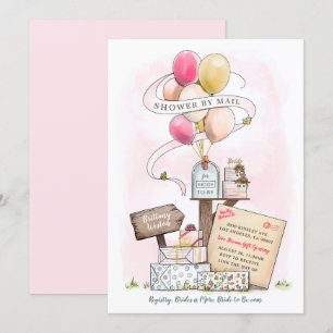 Invitation Boîte aux lettres de Fête des mariées virtuelle de