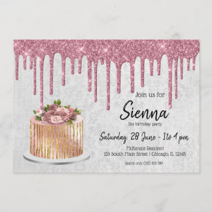 Invitation Boites de gâteau Mariage d'anniversaire