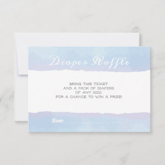 Invitation Boîtier à roulettes DIAPER RAFFLE