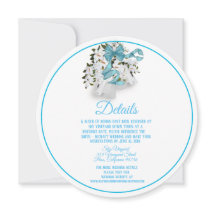 Boîtier élégant Mariage rond Magnolia