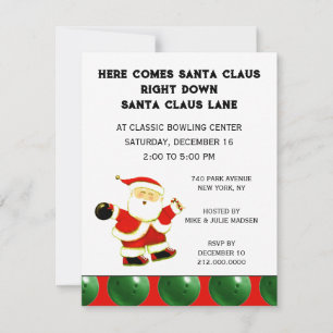 Invitation Bol de vacances de Noël
