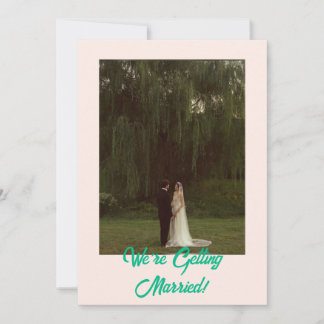 Invitation Bold Classic Western Simple Modern Mariage