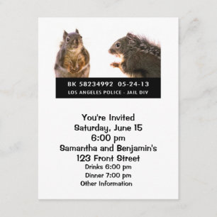 Invitation Bombe à écureuil