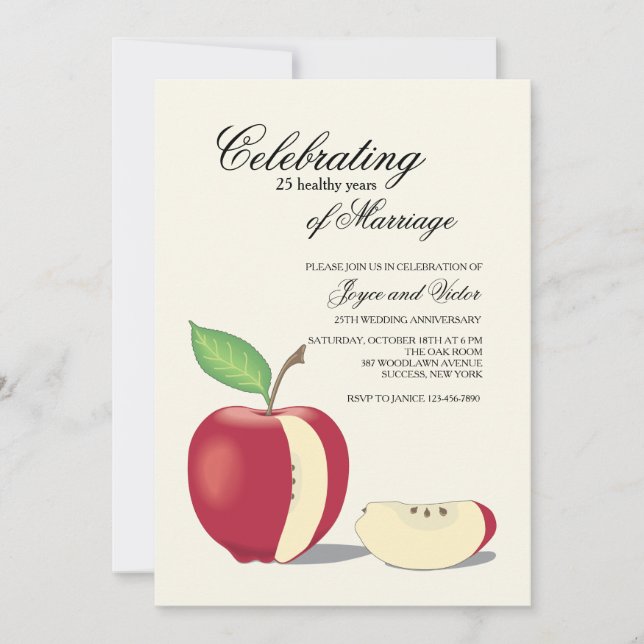 Invitation Bon à l'invitation de noyau (Devant)