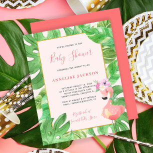Invitation bon marché pour une baby shower sur le 