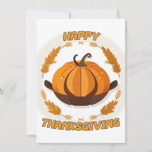 Invitation bon thanksgiving