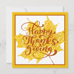 Invitation Bon thanksgiving   Ajouter votre photo et vos noms
