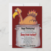 Invitation Bon thanksgiving DE TURQUIE FRITE PROFO