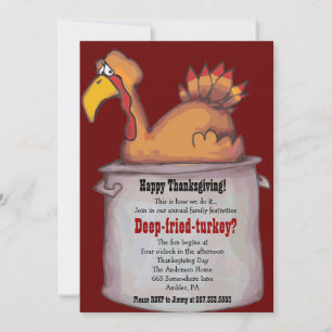Invitation Bon thanksgiving DE TURQUIE FRITE PROFO