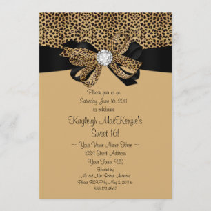 Invitation Bonbon clair 16 à diamants de fausses pierres