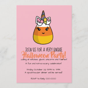 Invitation Bonbon de Maïs Licorne ~ la Licornebonb