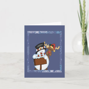 Invitation Bonhomme de neige