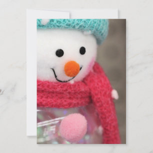 Invitation Bonhomme de neige