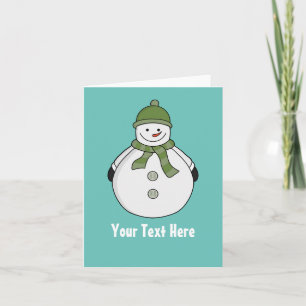 Invitation Bonhomme de neige froid personnalisé