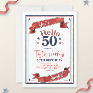 Invitation Bonjour 50 Patriote 50e Anniversaire