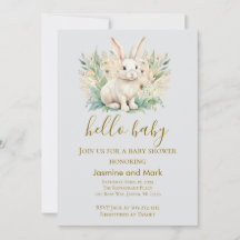 Bonjour Bébé Bohème Neutre Lapin 