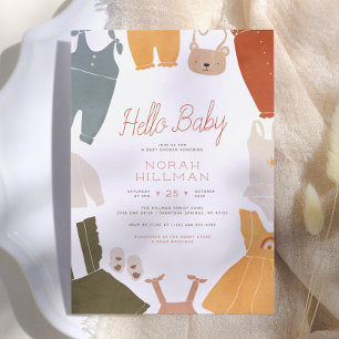 Invitation Bonjour Bébé   Vêtements Bohème Adorables Fille Ba