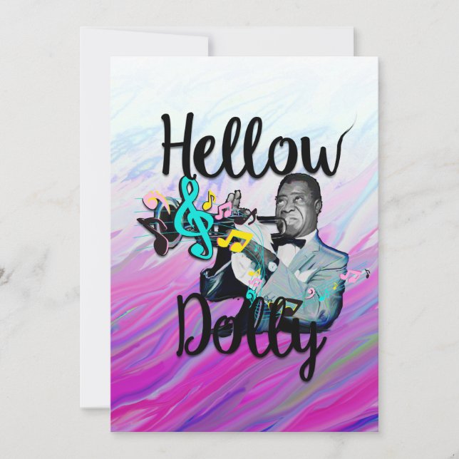 Invitation Bonjour Dolly (Devant)