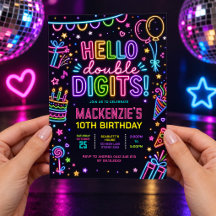 Bonjour Double Chiffres : Neon Glow 10e Anniversai