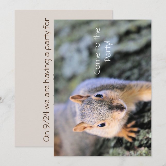 Invitation Bonjour ! Je suis chéri ! (Devant / Derrière)