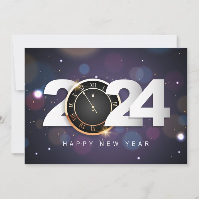 Invitation Bonne année 2024 (Devant)