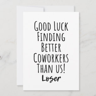 Invitation Bonne Chance Trouver De Meilleurs Collaborateurs Q