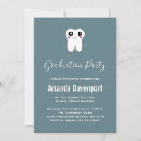 Bonne dent dentaire souriante mignonne Graduation