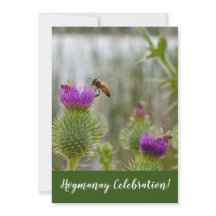 Bonne fête de Hogmanay Auld Lang Syne Thistle