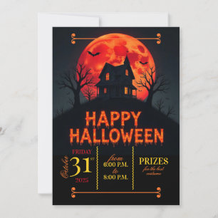 Invitation Bonne fête d'Halloween