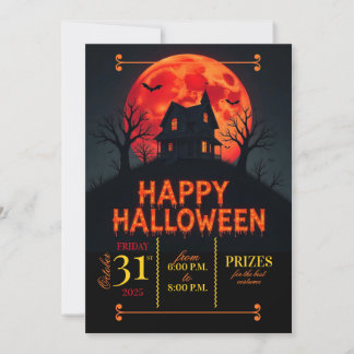 Invitation Bonne fête d'Halloween