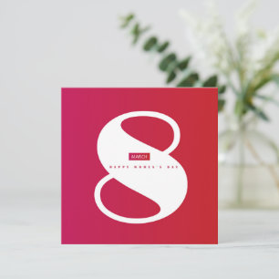 Invitation Bonne journée des femmes ! Fête internationale du 