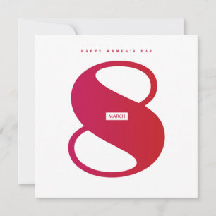 Invitation Bonne journée des femmes ! Fête internationale du 