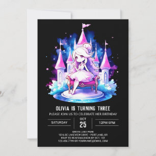 Invitation Bonne princesse simple anniversaire