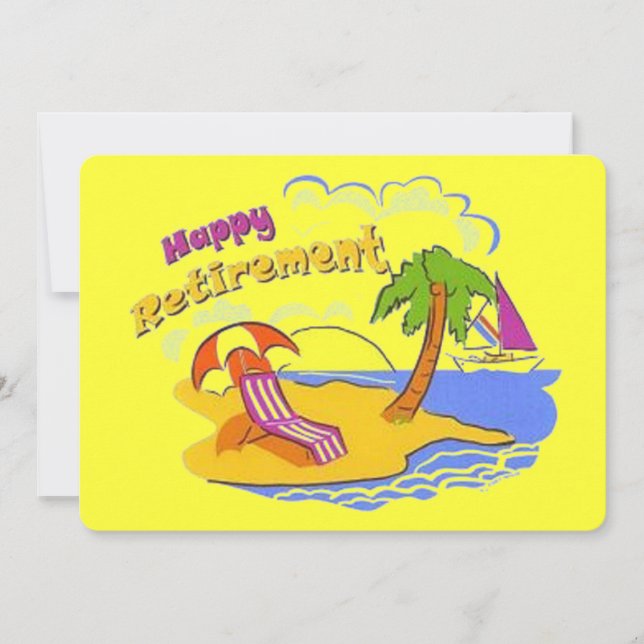 Invitation Bonne retraite (Devant)