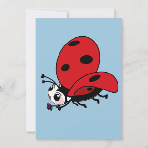 Invitation Bonne Wings Ladybug