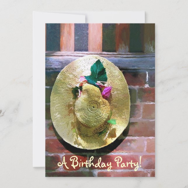 INVITATION BONNET (Devant)