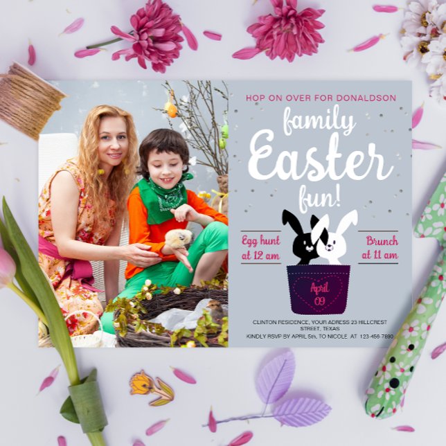 Invitation Bonnets Blancs Blancs Bleus Bleus Bleus Bleus Et B (Créateur téléchargé)