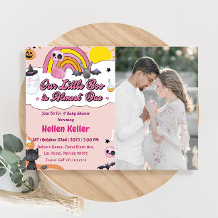 Invitation Boo Baby shower Notre Petit Boo A Presque Dû