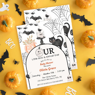 Invitation Boo Baby shower Notre Petit Boo A Presque Dû