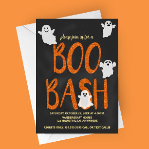 Invitation Boo Bash Halloween